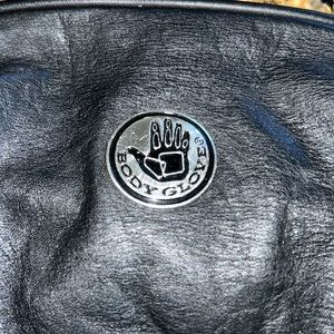 Vintage body glove fanny pack, black leather